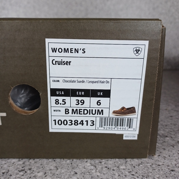 Ariat Crusier Leopard Cheetah Flat Shoes - Picture 6 of 10